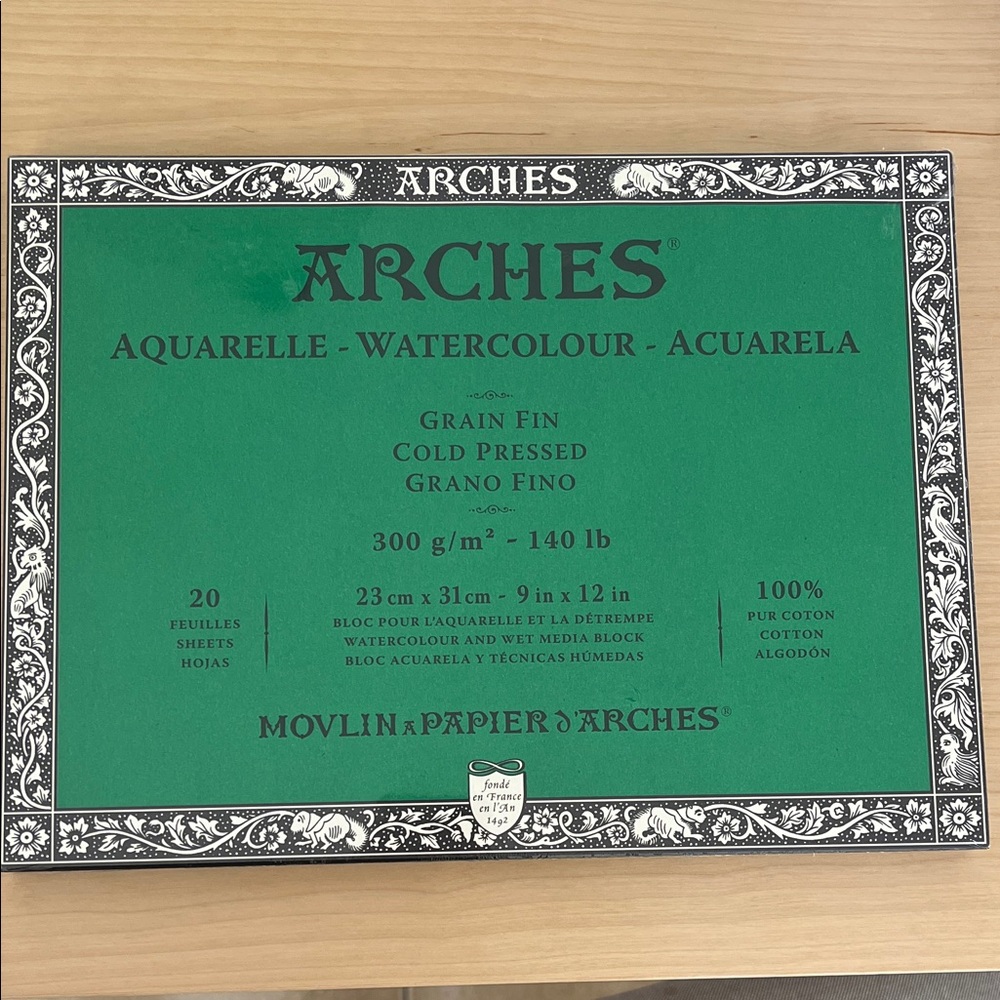 Arches Watercolor Paper Block